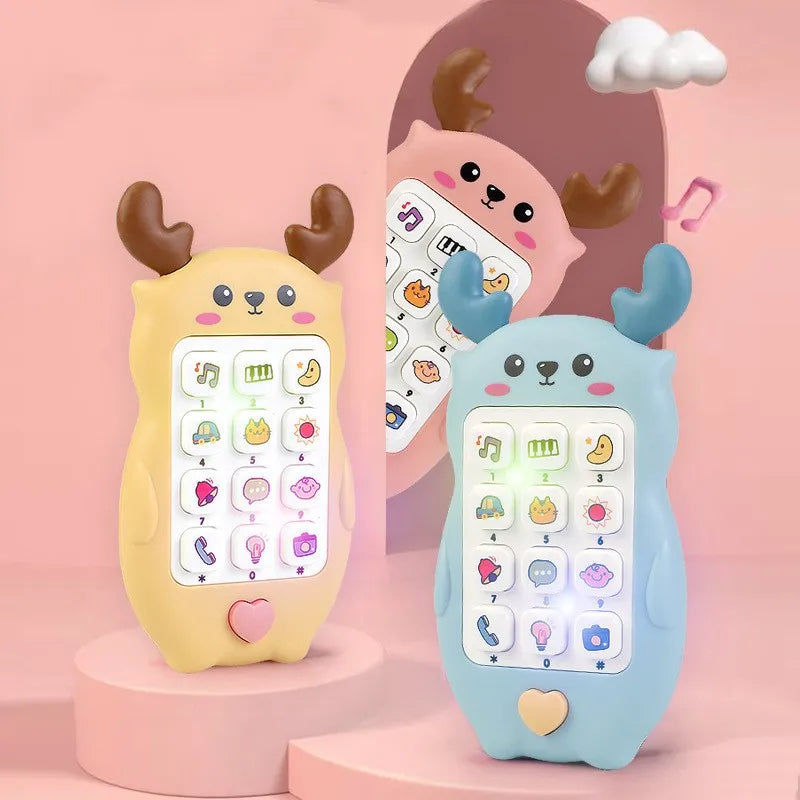 Musical Bilingual Baby Mobile Phone Toy - Early Learning Interactive Play for 3-6 Years