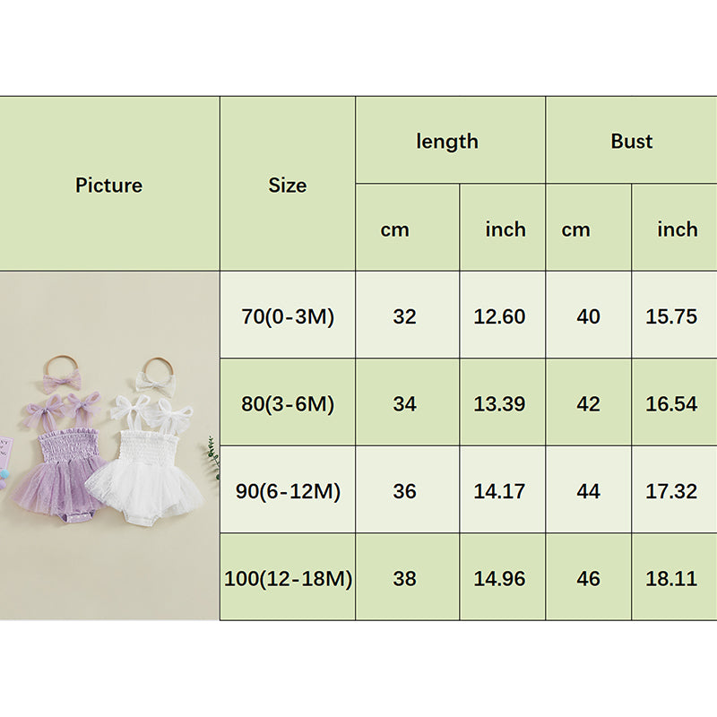 Adorable Baby Girl Summer 2-Piece Outfit Set: Sleeveless Smocked Romper Dress with Matching Headband