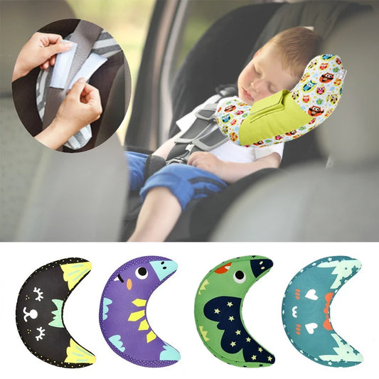 Kids Travel Neck Support Pillow - Comfort Headrest Cushion for Car Seats & Strollers