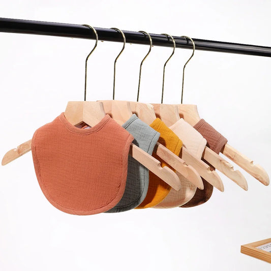 Soft Adjustable Cotton Bibs for Infants and Toddlers - Stylish Burp Cloths and Feeding Scarf for Boys and Girls