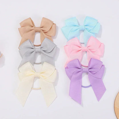 10-Pack Cute Elastic Hair Ties for Girls and Babies - Ideal Rubber Bands for Ponytails and Hair Styles