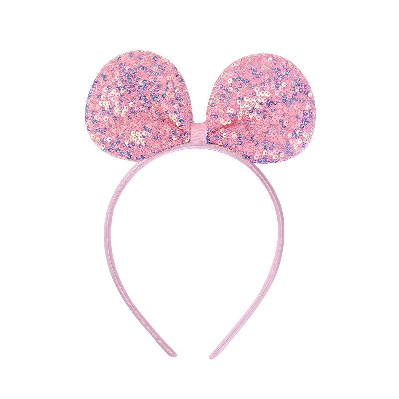 Sparkling Sequin Headband for Girls - Birthday Crown Hair Accessory for Festivals and Parties