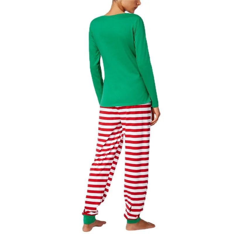 Matching Family Christmas Pajama Set 2023 - Xmas Print Soft PJs for Adults, Kids, and Infants