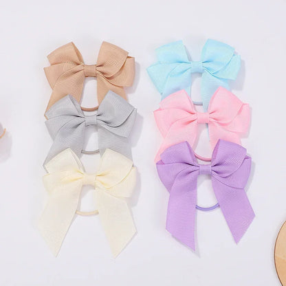 10-Pack Cute Elastic Hair Ties for Girls and Babies - Ideal Rubber Bands for Ponytails and Hair Styles