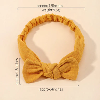 3-Pack Infant Headbands with Adorable Bow Knots for Girls - Stylish Hair Accessories for Babies and Toddlers