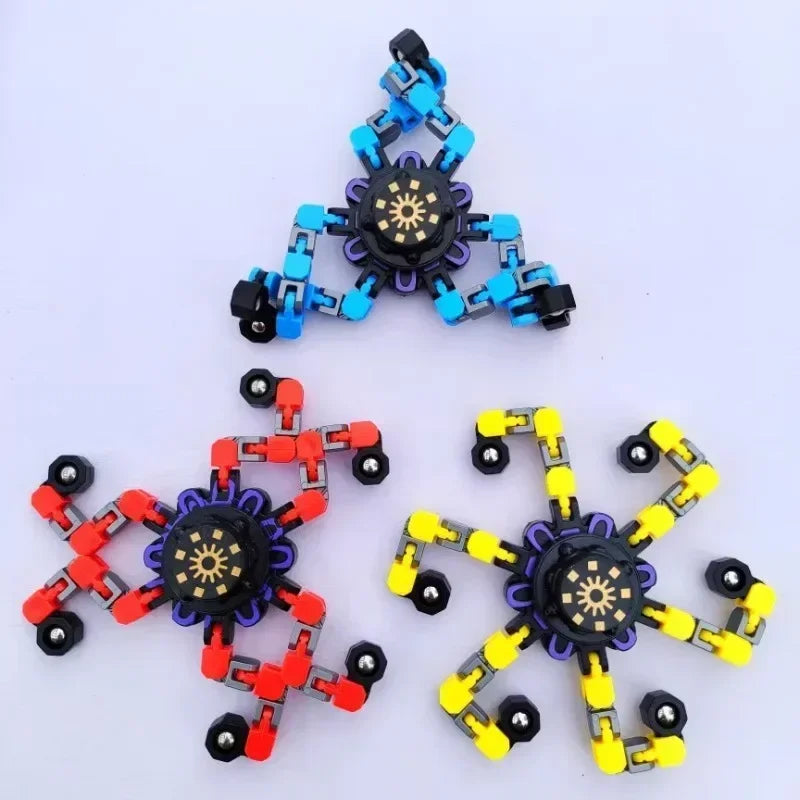 New Deformed Fidget Spinner Chain Toys for Children Antistress Hand Spinner Vent Toys Adult Stress Relief Sensory Gyro Gift