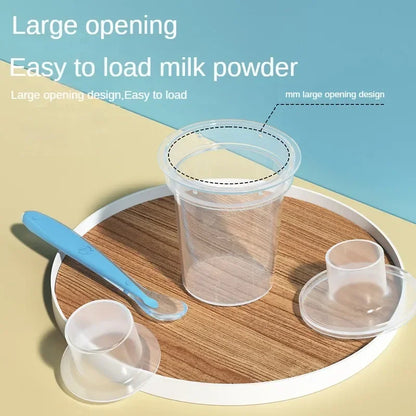 6pcs Portable Baby Food Storag Box Multifunction Openings Cereal Snack Container Infant Milk Powder Boxs Toddle Kitchen Supplies