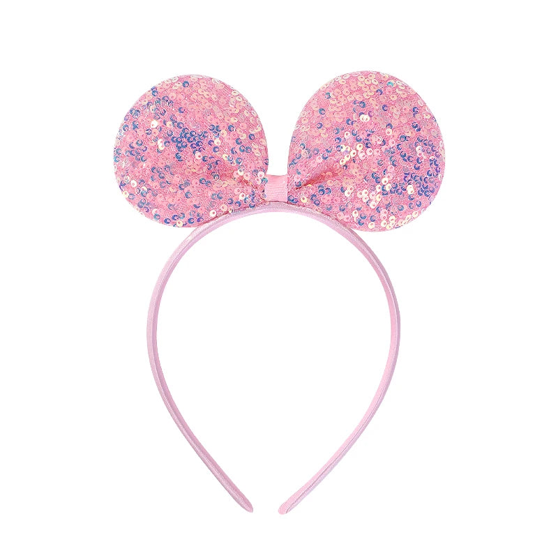 Sparkling Sequin Headband for Girls - Birthday Crown Hair Accessory for Festivals and Parties