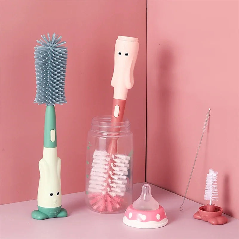 Essential Baby Cleaning Brush Set for Bottles and Pacifiers