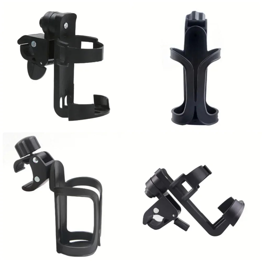 Universal 360-Degree Rotating Cup Holder for Baby Strollers and Prams