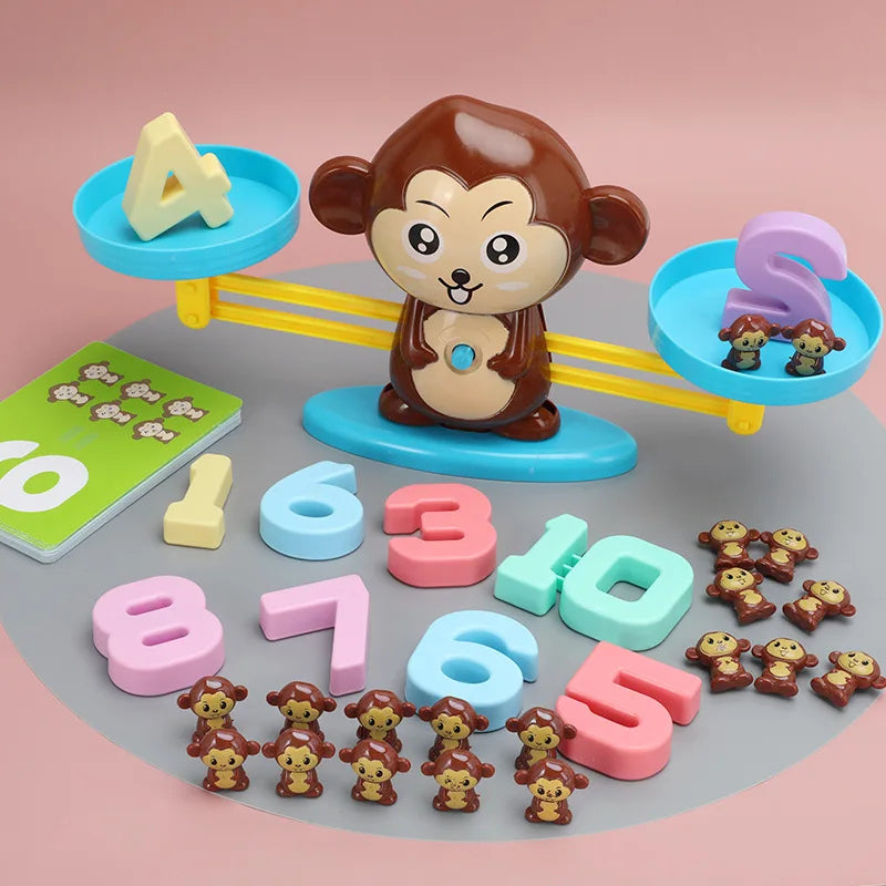 Montessori Frog Balance Scale Math Toy for Kids - Fun Early Learning Puzzle & Educational Gift
