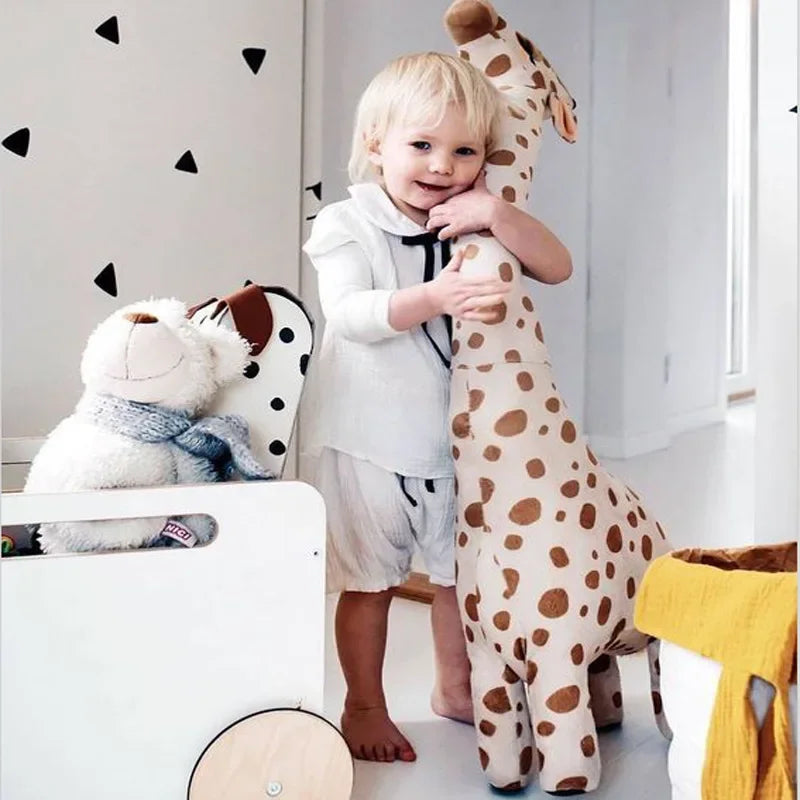Plush Toy Big Size45-100cm Simulation Giraffe Soft Plush Toys Soft Plush Doll Stuffed Sleeping Doll Toy Boys Girls Birthday Gift