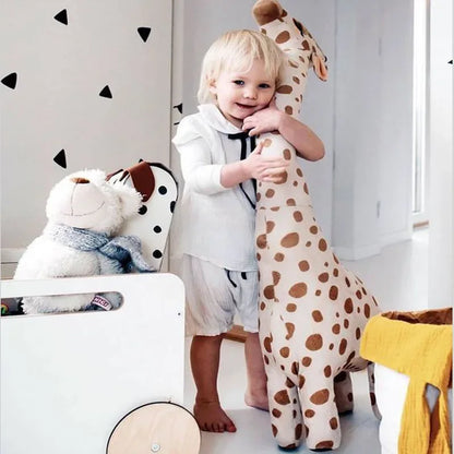 Plush Toy Big Size45-100cm Simulation Giraffe Soft Plush Toys Soft Plush Doll Stuffed Sleeping Doll Toy Boys Girls Birthday Gift