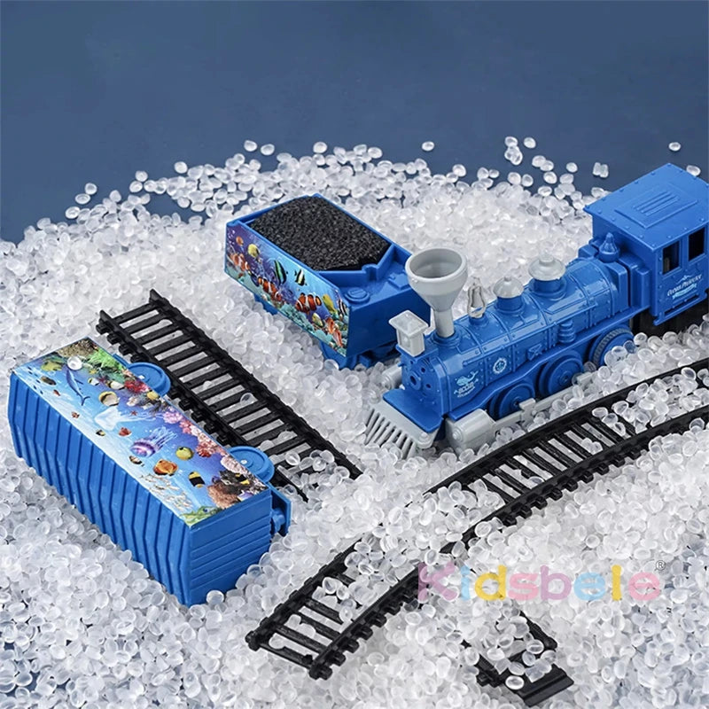 Underwater Expedition Electric Train Set for Kids - Assembled Railway Toy for Young Explorers