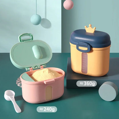 Baby Milk Display Scale Powder Portable Baby Food Storage Box Essential Cereal Infant Milk Powder Box Toddle Snacks Container