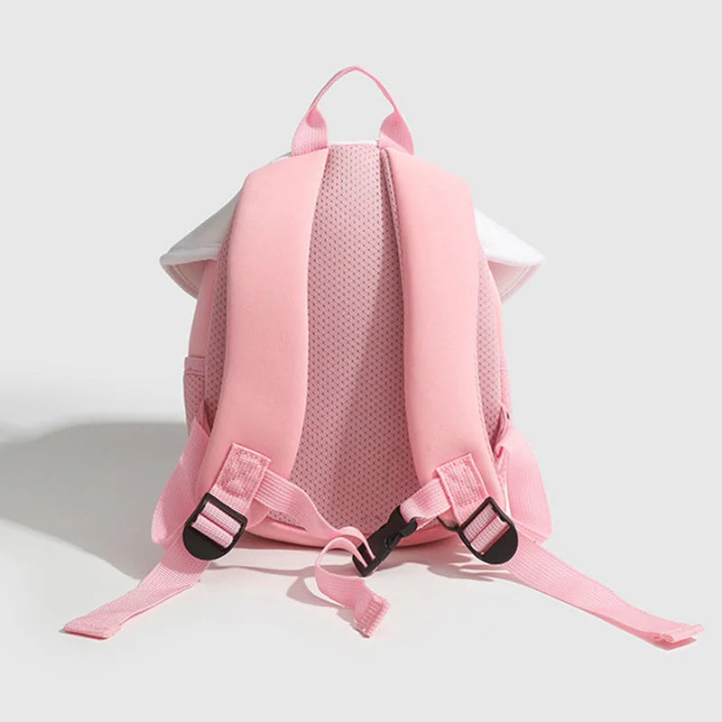 Adorable Cartoon Mushroom Mini Backpack for Girls - Trendy Kindergarten School Bag and Snack Carrier for Outdoor Adventures