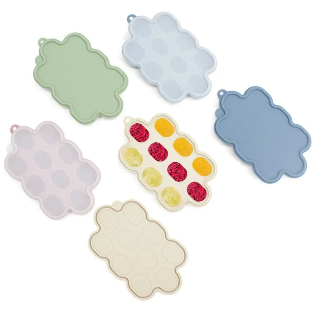 Silicone Baby Food Freezer Tray - 10-Cavity Mold for Homemade Treats and Teething Relief