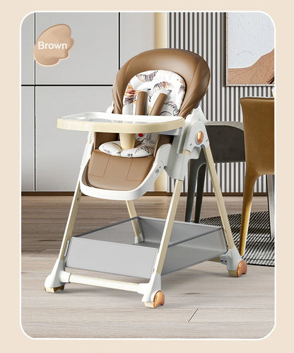 Versatile Infant and Toddler High Chair - Safe and Cozy Dining Solution