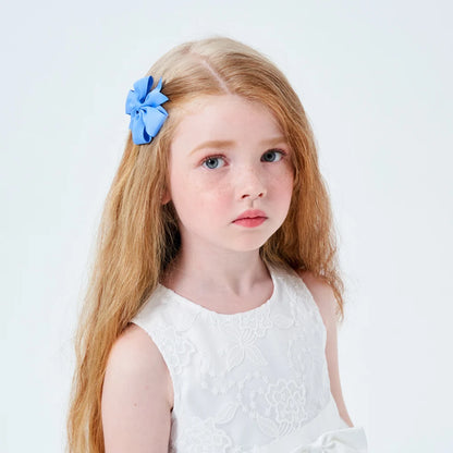 Vibrant Grosgrain Ribbon Hair Bow Clips for Girls - Colorful Hair Accessories for Kids