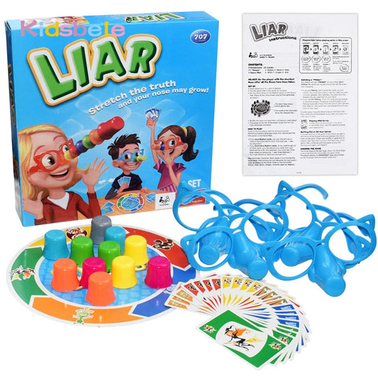 Truth Stretching Family Fun Board Game – Interactive Liar Game for Kids and Adults